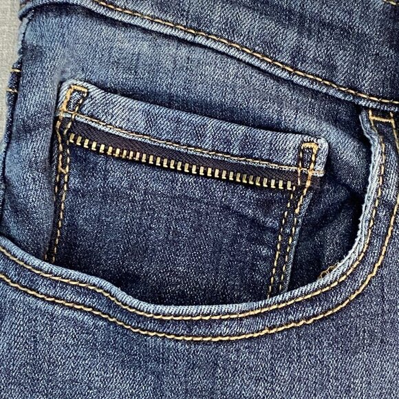 R Jeans The Signature Soft High Rise Stretchy Skinny Size 32 Medium Blue - Picture 5 of 12